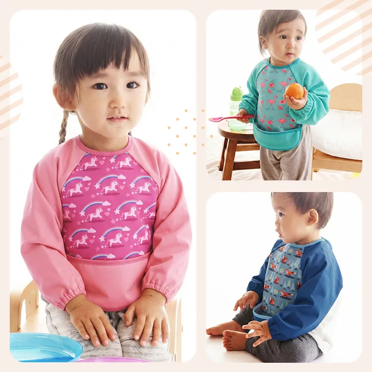 ラグランスリーブ付き ウルトラビブ＜0歳1歳2歳＞Bibetta ビベッタ