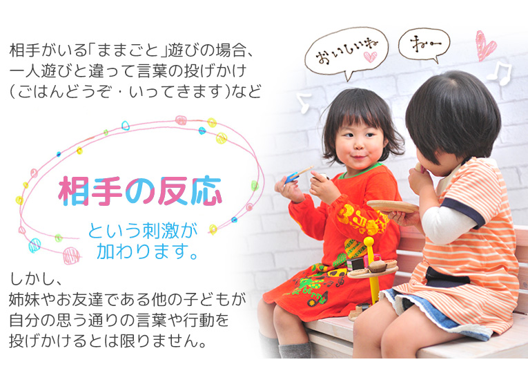 相手の反応がある刺激