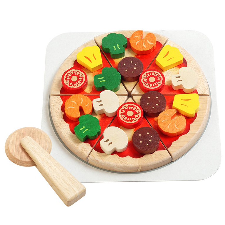 おままごとをしながら分数の勉強にもなる知育おもちゃ。