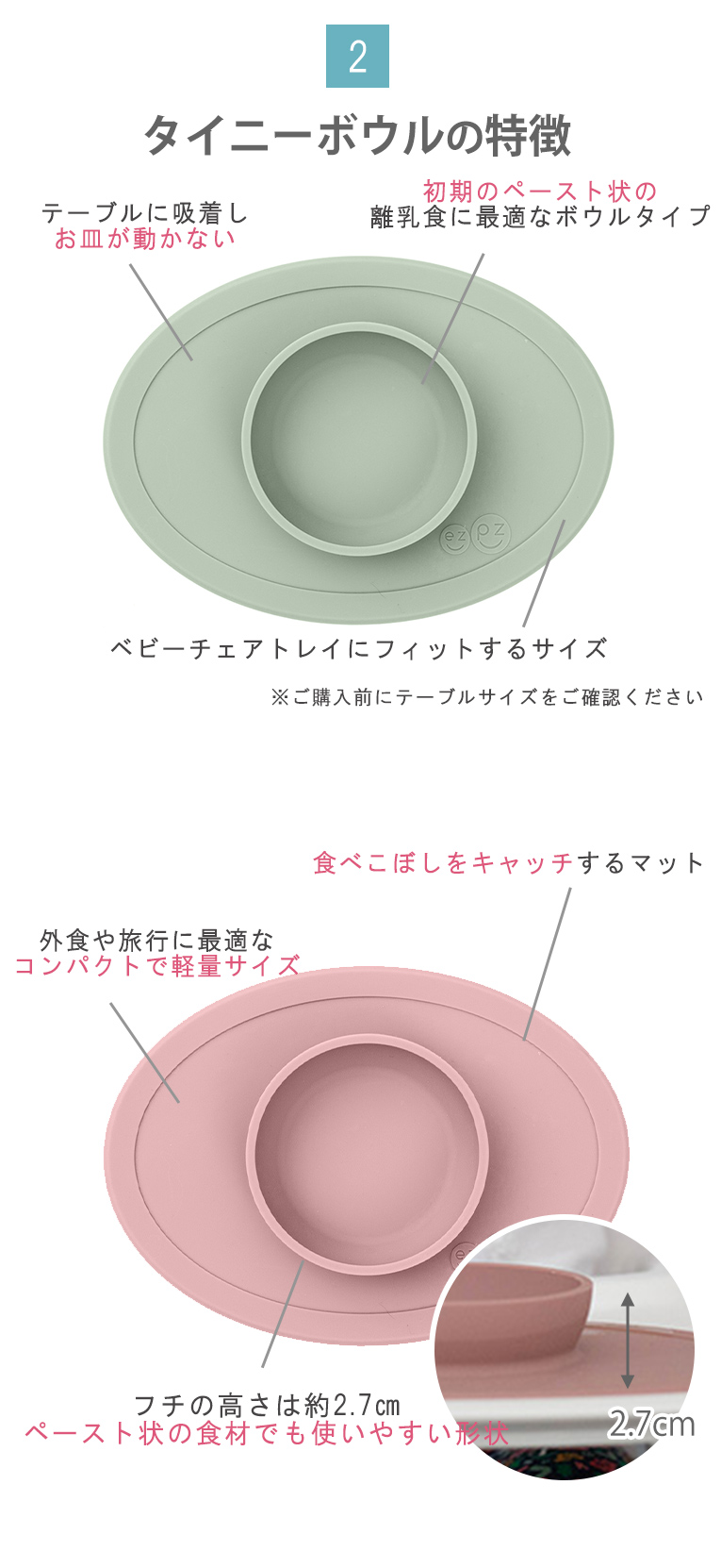 離乳食期にあると便利なezpz(イージーピージー)のファーストフードセット