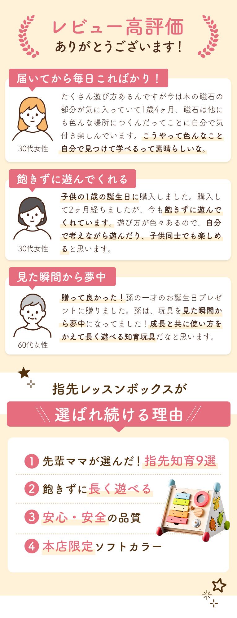 １２種類の指先遊び