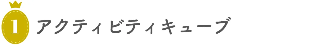 【名入れ無料】アクティビティキューブ