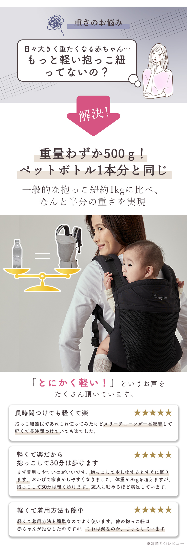 Merry Tuneメリーチューン抱っこ紐