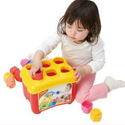 1歳のパズルランキング3位ベビークレミーやわらかブロックパズルセット