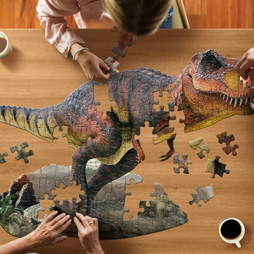 3歳積み木ランキング2位「アニマルビッグパズル 100ピース 恐竜」
