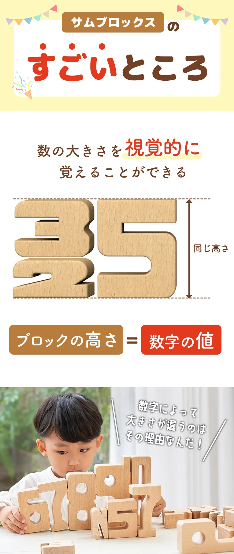 数字の概念を教えてあげよう！オススメなのがサムブロックスSUMBLOX