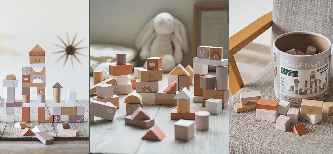 【レーベルレーベル】ウドゥンブロックス50pcs