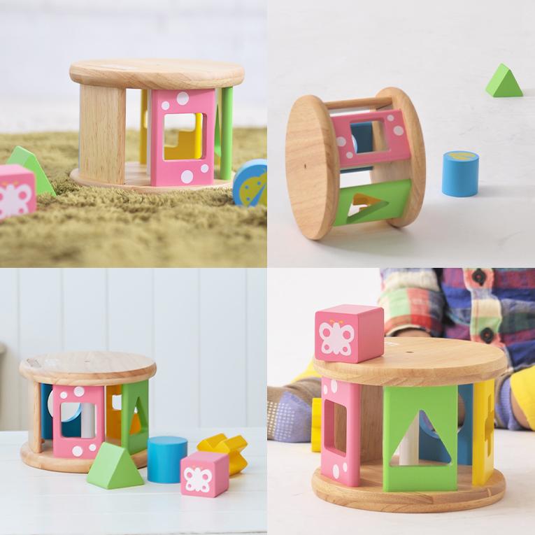 【名入れ無料】KOROKOROパズル (コロコロパズル)＜ 0歳 6ヶ月 1歳 ＞ Edute(エデュテ）