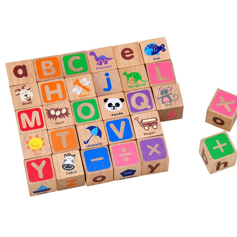 数字ブロックの木のおもちゃABCブロックス｜1歳プレゼント