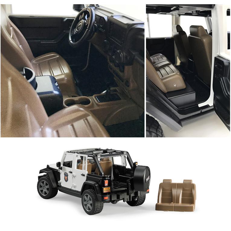 ブルーダー Jeep パトカー フィギュア付き＜3歳＞Bruder ブルーダー