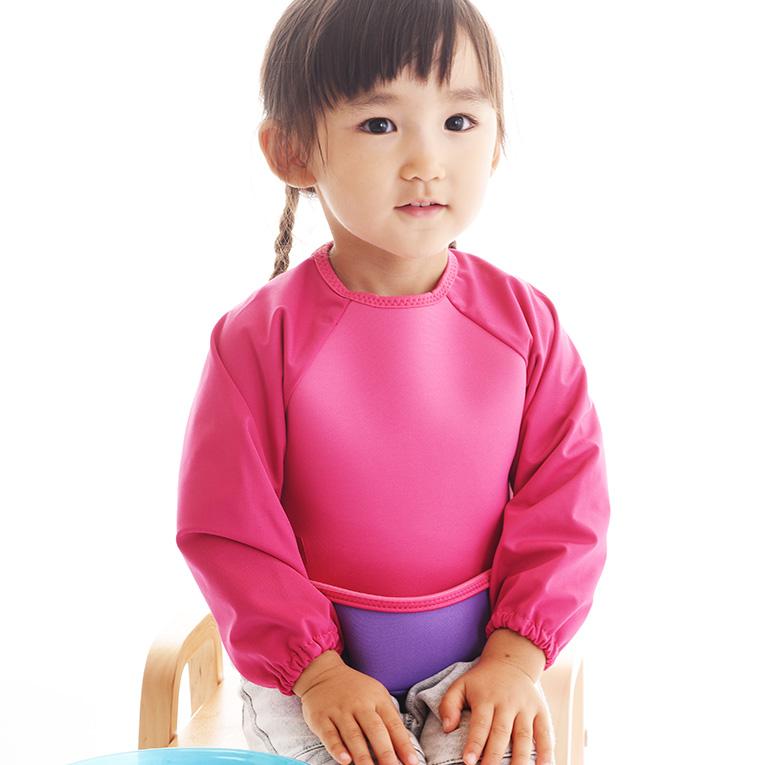 ラグランスリーブ付き ウルトラビブ＜0歳1歳2歳＞Bibetta ビベッタ