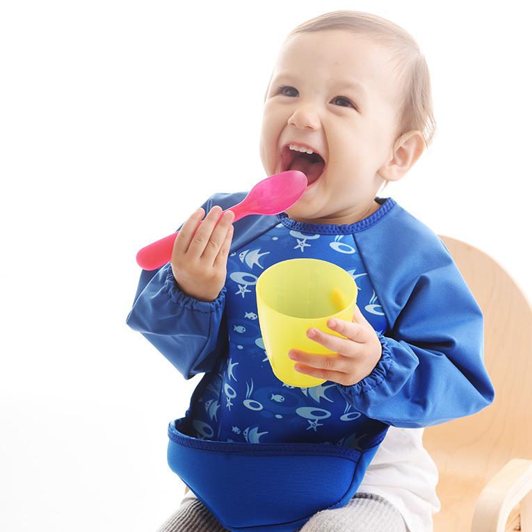 ラグランスリーブ付き ウルトラビブ＜0歳1歳2歳＞Bibetta ビベッタ