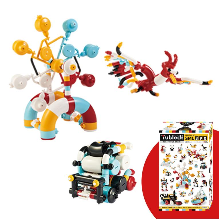 知育ブロックならチューブロック クリエイターセット SML390｜通販・8