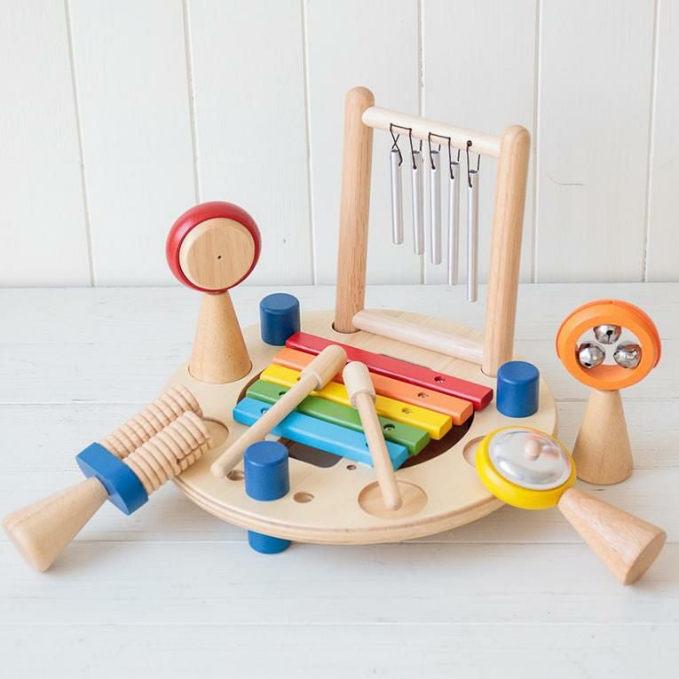 音の鳴る木のおもちゃならメロディーゴーラウンド｜通販・1歳