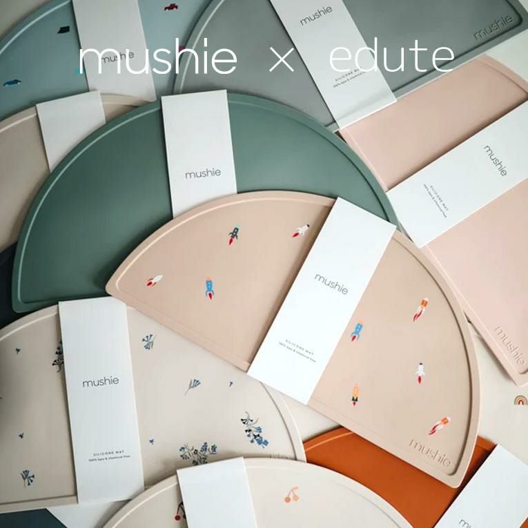 シリコンマット＜ 6ヶ月 1歳 2歳 3歳 ＞mushie （ムシエ）