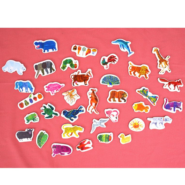 はらぺこあおむし 木製マグネット＜3歳＞Eric Carle(エリックカール）