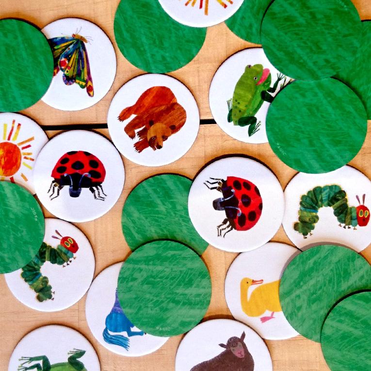 メモリーマッチゲーム＜3歳＞Eric Carle(エリックカール）