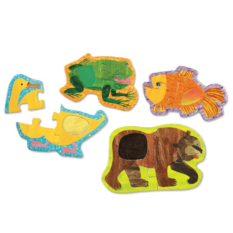 ファーストタッチくまさんパズル＜1歳 2歳 3歳＞Eric Carle(エリック