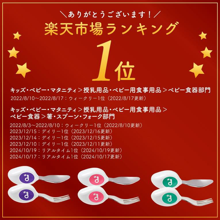 スプーン・フォーク2点セット＜6ヶ月 1歳 離乳食＞doddl （ドードル）