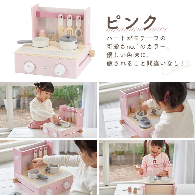 かわいい3歳おままごとのおもちゃフォルダブルクッカーキッチン