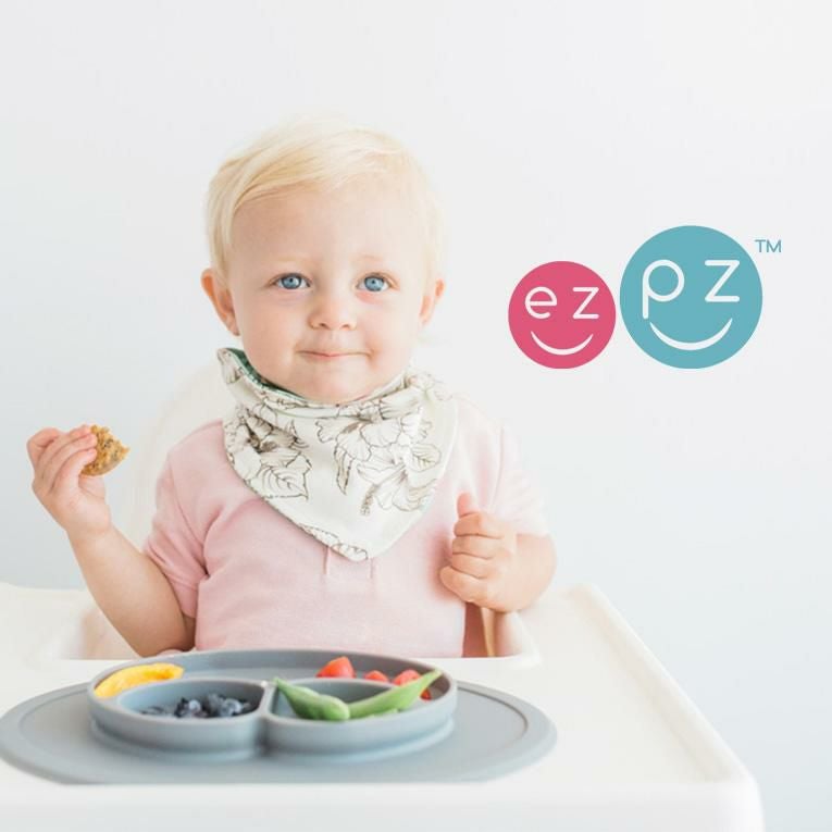 選べる離乳食セットミニマット+タイニーカップ＜ 6ヶ月 1歳 2歳　3歳＞ ezpz(イージーピージー）